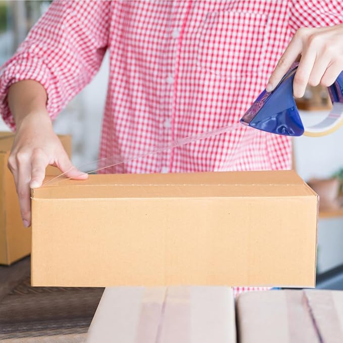 CRUGLA 40 Packs 12x4x4 Shipping Boxes for Small Business, Corrugated Cardboard Boxes Bulk for Shipping Packing Mailing