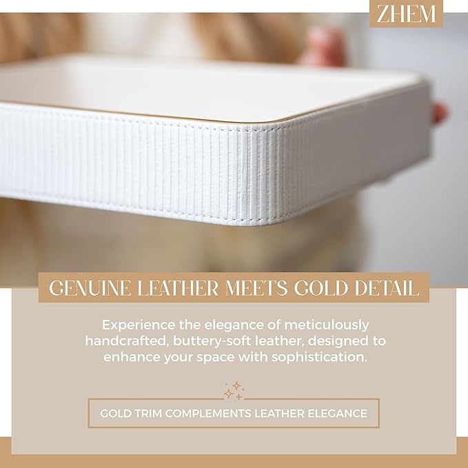 Perfume Tray for Women Valet Tray Night Stand Bedside Organizer| Perfume Organizer Catchall| Perfume Trays for Dresser Vanity Tray for Dresser Countertop| Perfume Holder