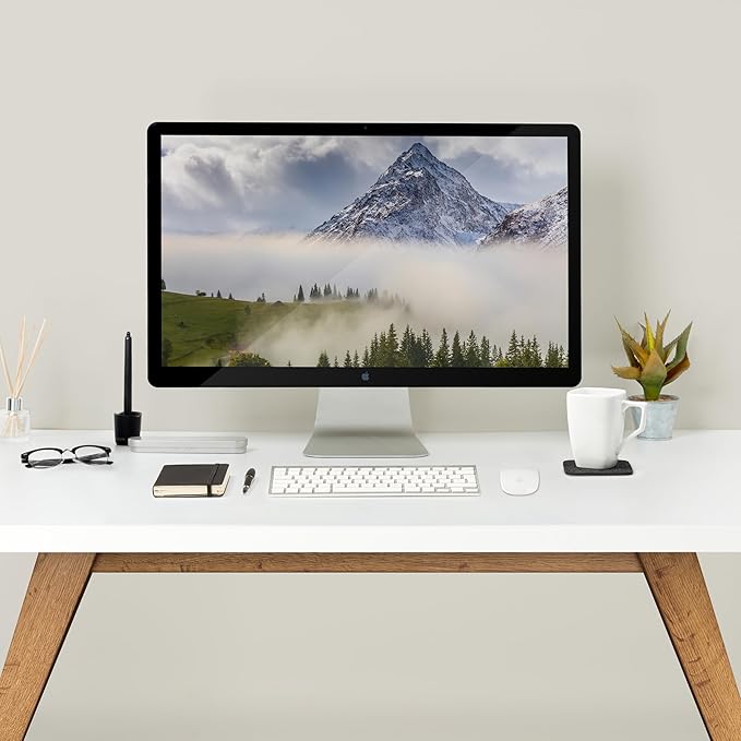 Premium Felt Drink Coasters | Square Dark Grey Set of 4 | 10 x 10cm | Absorbent & Non-Slip, Ideal for Home & Office Desks