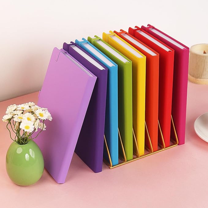 KODAPAGE A5 Liend Journal Notebook, 7mm College Ruled Notepad, Journaling for Writing, Work, School, Travel and Note Taking, Hardcover 224 Pages (112 Sheets) 5.5 x 8.3 inches Multicolored (8 Pack)