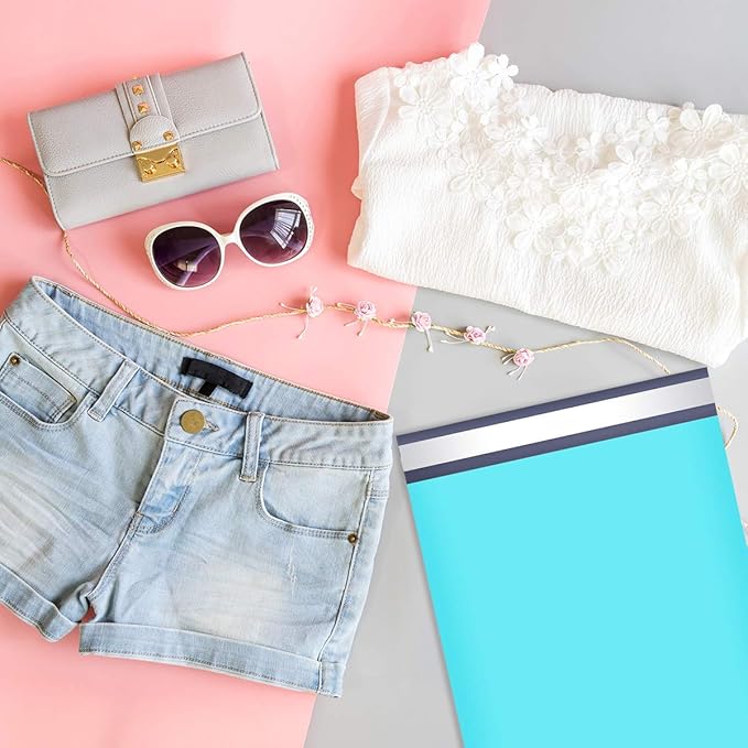 UCGOU Poly Mailers 10x13 Inch Teal 100 Pack Shipping Bags #4 Strong Mailing Envelopes Boutique Packaging Postal Self Seal Adhesive Waterproof and Tear Proof Small Business for Clothes Books