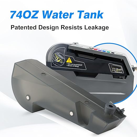 Automatic Kraft Tape Dispenser, Up to 3" Width, One-Touch Moistening & Heating, Grey, LockedPaper-EG100