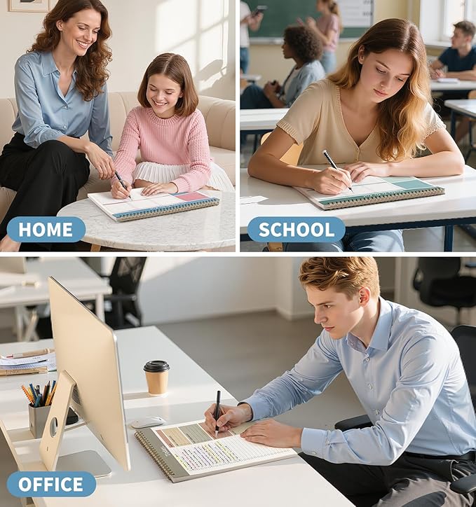 Weekly To Do List Notepad, 52 Undated Sheets （8.5"×11") Duplex-printed Weekly Planner Notepad For Work Home School Office Desk Accessories Supplies & Goal Setting Tasks - Blue