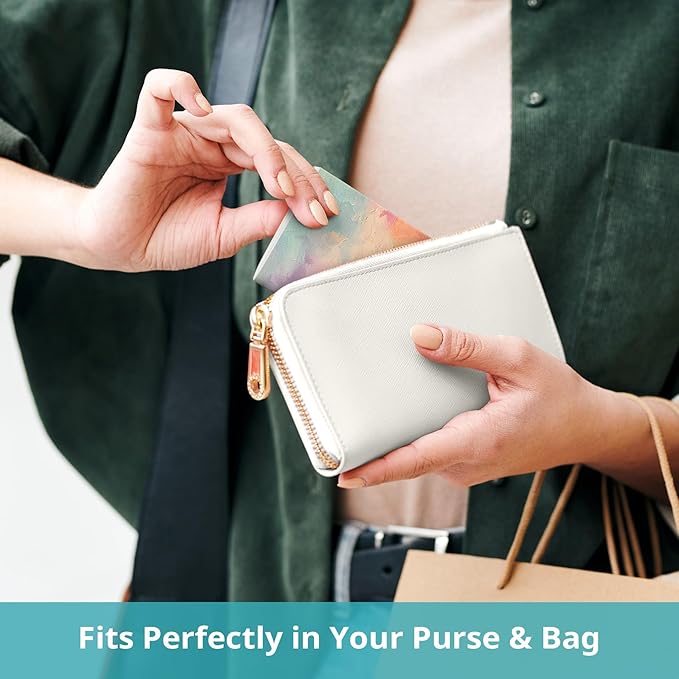 Pocket Calendar 2026-2027 for Purse, Two Year Monthly Planner Pocket Size, Jan 2026 to Dec 2027 Monthly Planner Small Size (6.5" x 3.5") - Sunset