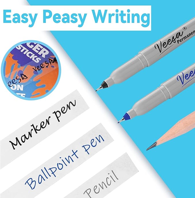 Invisible Tape Refill - Tear by Hand, 3/4'' X 1000'', 16 Rolls Gift Wrap Tape for Repairing, Back to School Supplies, Writable