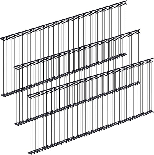 Zonon 3000 Pieces Tagging Gun Fasteners for Clothing Standard Label Gun Price Tagging Barbs Plastic Garment Refills(2 Inch,Black)