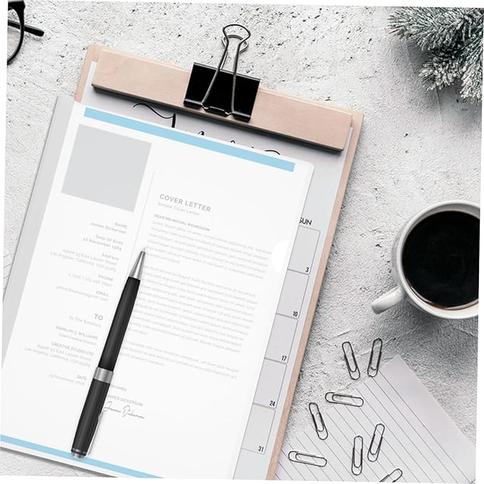 10Pcs Clear Report Covers with Slide Grip Binding Bars Multi-Function Plastic File Folders for Document Organization Anti-Splashing Surface and Portable Presentation Binders