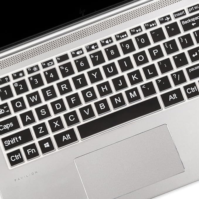 Bold Keyboard Cover for HP Laptop 14" 14-dq 14-cf/fq 14t-dq300/dq200 14-dq0052dx 14-dq5043cl 14-dq2078wm 14-dq0055dx 14-dq0002dx 14-dq1040wm 14-dq0057nr 14-dq2053cl dq1059wm dq1035cl dq0011dx