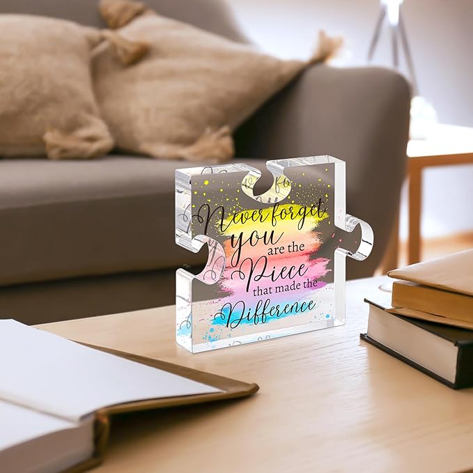 FreeJac Coworker Leaving Gifts for Women Appreciation Award Plaque Retirement Gift New Job Gifts Promotion Gifts for Employee Going Away Gifts Coworkers Goodbye Gifts