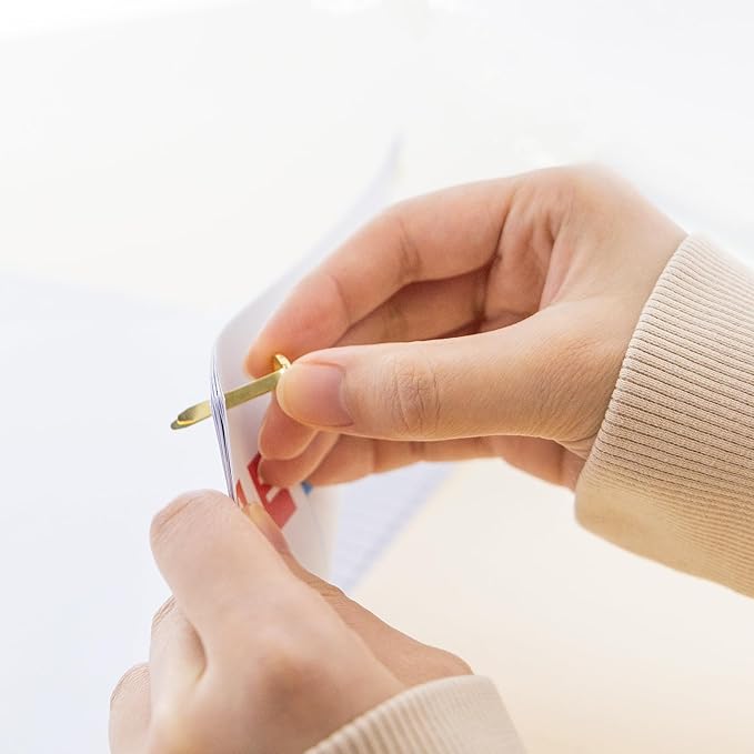 BAZIC Products Brass Plated Fasteners 1 Inch, Round Head Paper Fastener Brads for Office School Organization Scrapbooking Art and Crafts (100/Pack), 1-Pack