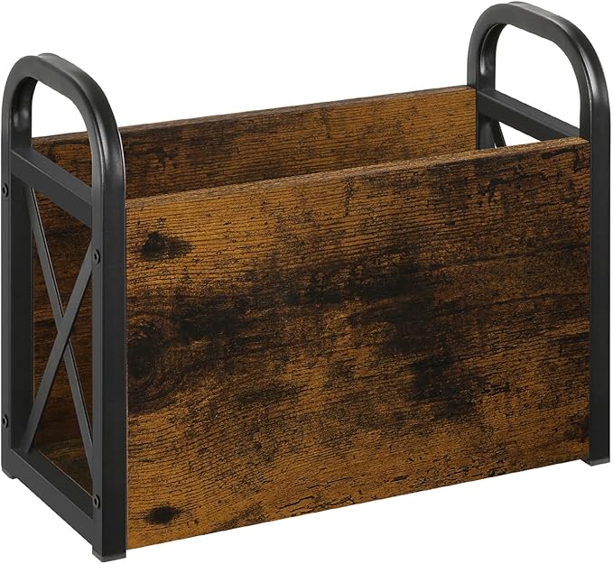 YINMIT Magazine Holder, Magazine Rack Floor, Magazine Storage Basket, Folder Organizer Bin for Books, Newspapers, Tablets