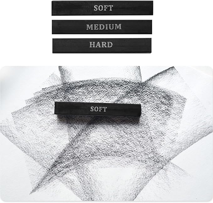 H & B 50 Pack Drawing Set Sketching Kit, Pro Art Supplies with 3-Color Sketchbook, Include Colored, Graphite, Charcoal, Watercolor & Metallic Pencil, for Artists Adults Beginner