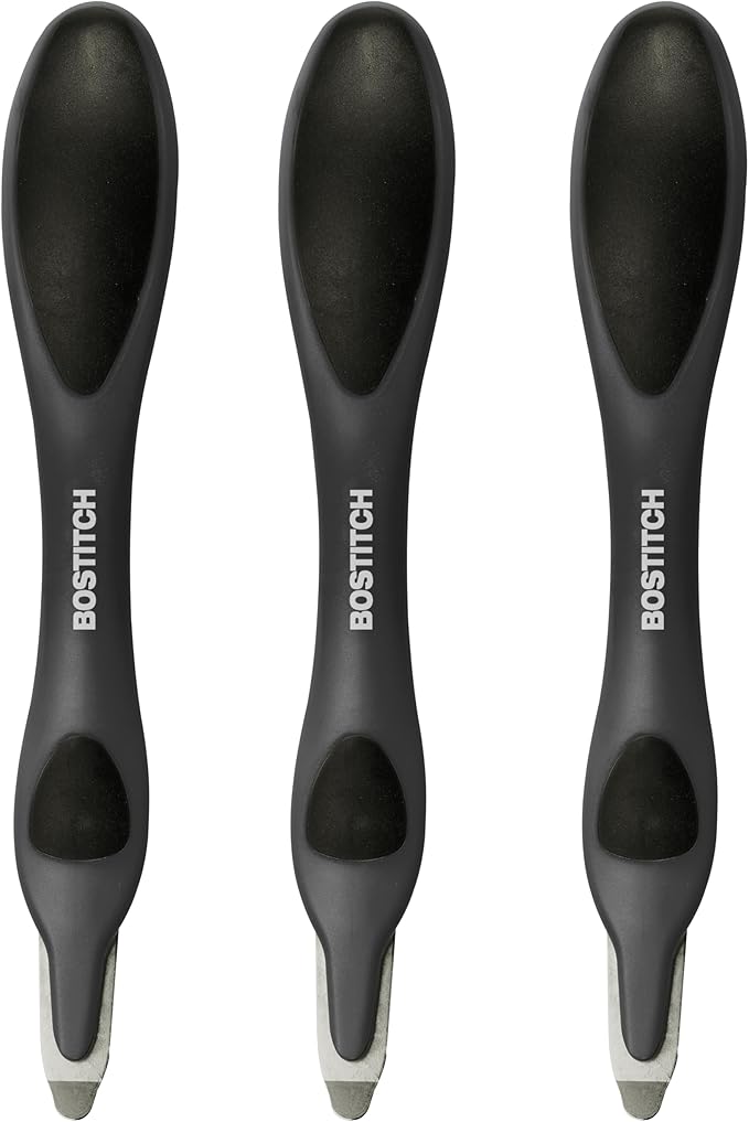 Bostitch Office Professional Push Style Easy Staple Remover, Black, 3-Pack (30000-BLK-3PK)