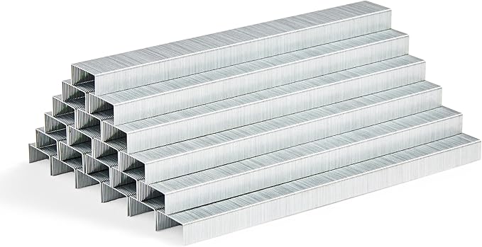 Amazon Basics Standard Stapler Staples, 1/4" Length, 50000 Count, 10-Pack of 5000, Silver