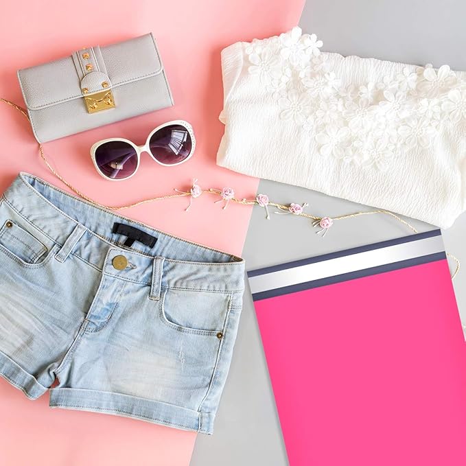 UCGOU Poly Mailers 10x13 Inch Hot Pink 200 Pack Shipping Bags #4 Strong Mailing Envelopes Boutique Packaging Postal Self Seal Adhesive Waterproof and Tear Proof Small Business for Clothes Books