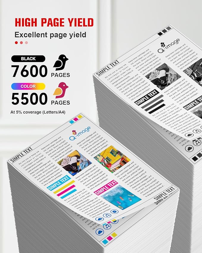 067H 067 Toner Cartridge Set 4 Pack High Yield Compatible for Canon 067H 067 Replacement for Canon imageCLASS LBP633Cdw LBP632Cdw MF653Cdw MF654Cdw MF656Cdw Printer | CRG-067H CRG067H (B/C/M/Y,4 Pack)