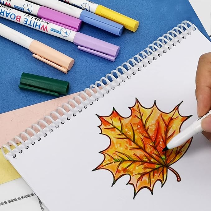 Rayson 7/16" Plastic Spiral Binding Coil, 80 Sheets Capacity, 4:1 Pitch 11.1mm White Coil Binding Spines for Business and Educational Purposes, Pack of 100