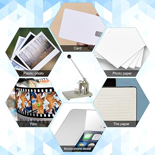 IRONWALLS Corner Rounder Cutter Machine, R6mm R10mm 1.2”/ 30mm Thickness Heavy Duty Paper Corner Cutter Punch with Paper Holding Device, Steel Metal Commercial Corner Punch for Office Business