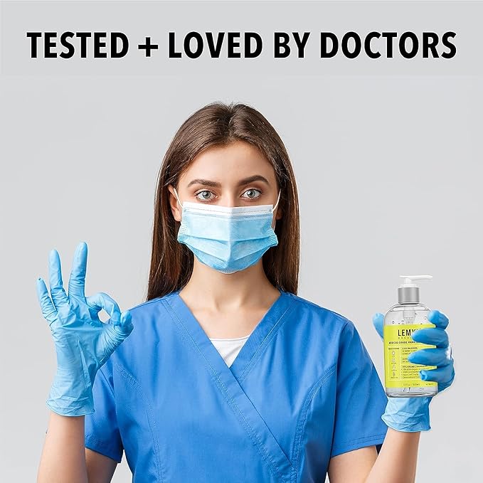 Medical Grade Hand Sanitizer Gel - 97% ORGANIC - 8 FL.OZ. with PUMP (PACK OF 4)