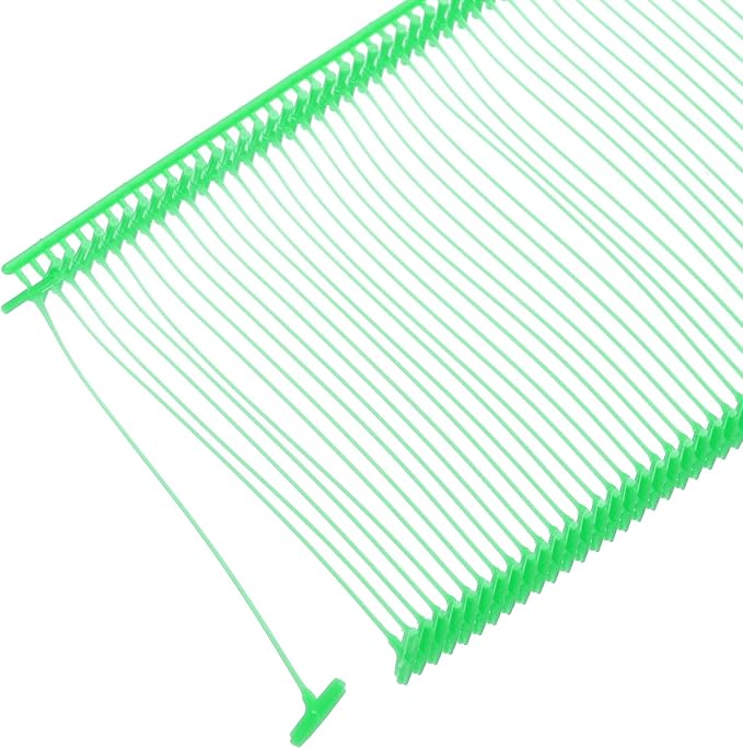 MECCANIXITY Standard Tagging Fasteners,Plastic Regular,Standard Label Gun Price Tagging Barbs for Garment Price Tag Label Tagging Barbs 50mm/2 Inch,Pack of 1000 Light Green