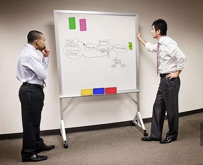 Dry Erase Erasers, Eeoyu 18 Pack Magnetic Whiteboard Dry Erasers Chalkboard Cleaner Wiper for Kids and Classroom Teacher Supplies Home and Office, 5 Colors