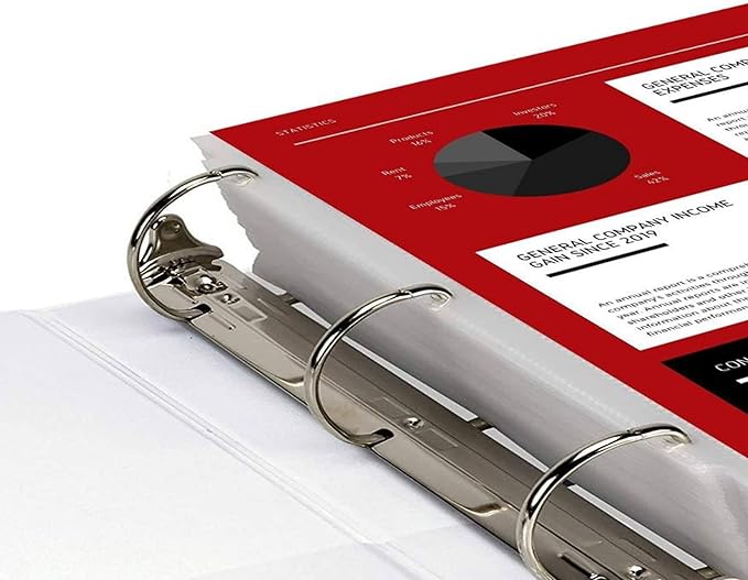 Office Werks 11x17 Sheet Protectors with 90 Microns Thick, Portrait View, Top Loading, Store or Display Paper, Photographs, Prints, and Documents, 25 Pack