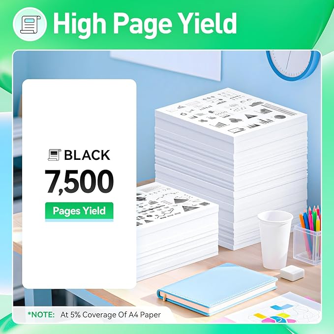 58D1000 Toner Cartridge with Chip Black Replacement for Lexmark 58D1000 58D1H00 Compatible with Lexmark MS725 MS821 MS822 MS823 MS824 MS825 MS826 MX721 MX722 MX725 MX822 MX824 MX826 Laser Printer Ink