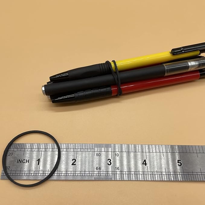 AMUU Rubber Bands Assorted Sizes - Tactical Rubber Bands 3 Sizes #64 & #33 for Home, Money, File Folders - Strong Elastic - 0.5 lb/227g