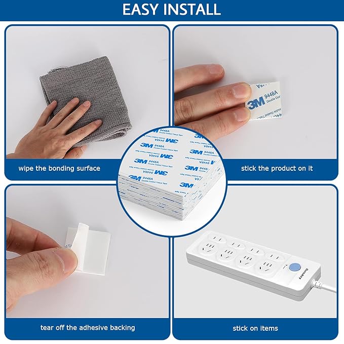 100Pcs Double Sided Foam Tape, Square Sticky Double Sided Adhesive Pads for Crafts, Self-Adhesive Double Sided Mounting Tape Heavy Duty for House Wall Decor - Double Sided Adhesive Tape 27 x 27 x 2mm