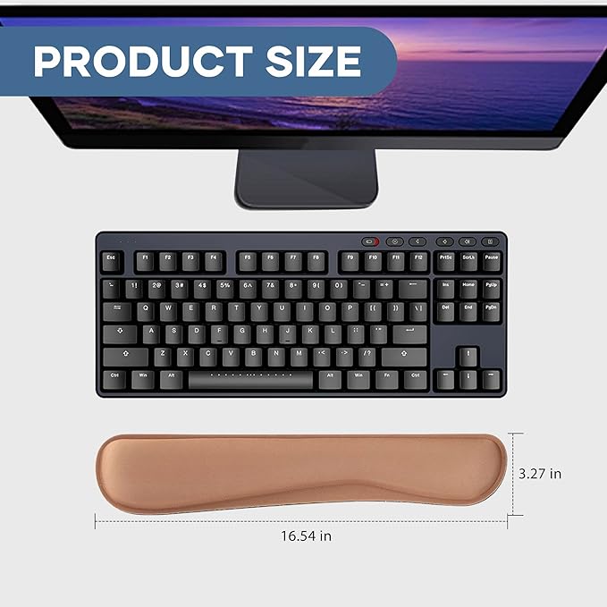 Office Ergonomic Memory Foam Computer Mouse and Keyboard Wrist Rest pad Support Carpal Tunnel, Wrist Rest for Keyboard and Mouse, Wrist Support Set