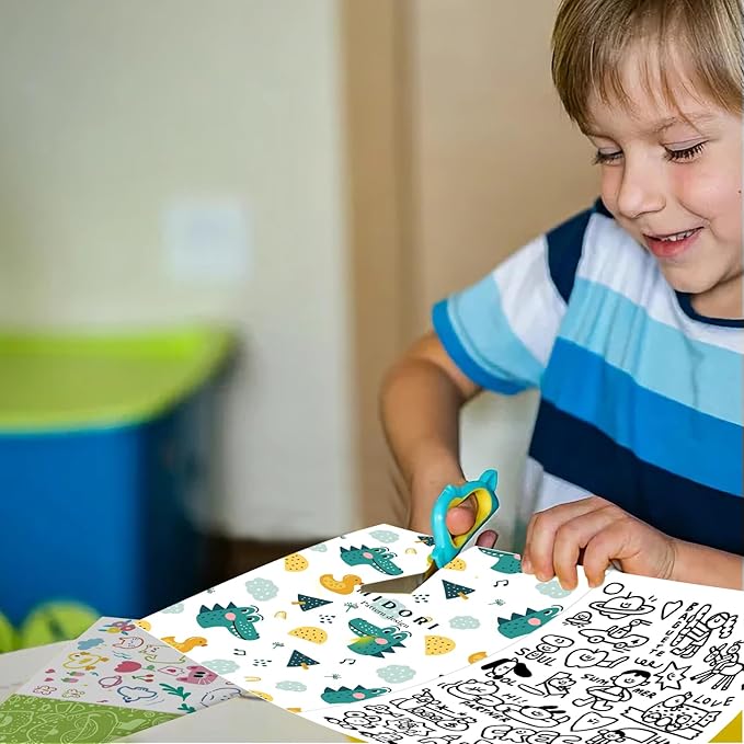 50 Half Sheet Self Adhesive Shipping Labels, 8.5" x 5.5" Address Labels for Laser & Inkjet Printers(50 labels-25 Sheet)