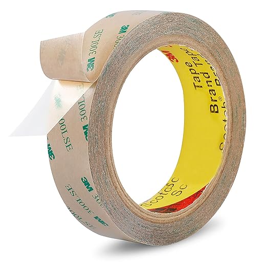 300LSE Double Side Tape Heavy Duty 36ft, Clear Mounting Tape Removable for Scrapbook,Transparent Sticky Tape Picture Hanging Strips, Adhesive Tape for LED Poster Art Craft