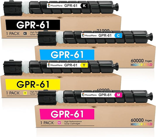 MasaiMara GPR-61 GPR61 High Yield Toner Cartridge Replacement for Canon ImageRUNNER Advance DX C5840 C5840i C5850 C5850i C5860 C5860i C5870 C5870i Printers