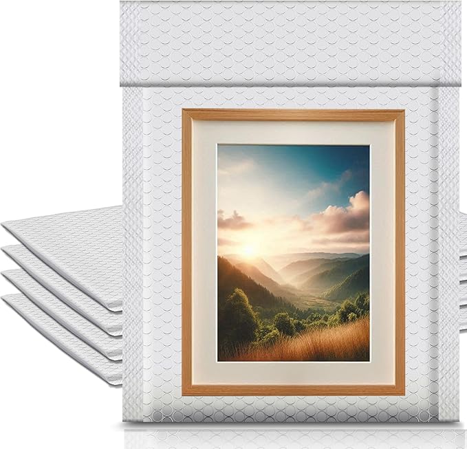 Ireer 5 Pack Extra Large Bubble Mailers 28 x 35.5" Poly Padded Envelopes Cushioned Mailing Envelopes Bubble Padded Mailers Self Adhesive Waterproof Shipping Bags for Business Gift Packaging