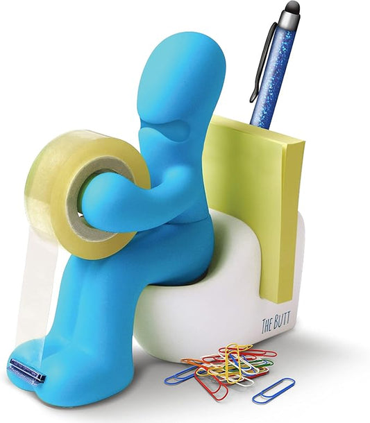 The Butt Tape Dispenser – Funny Gifts for Men – Weird Stuff, Desk Accessories for Men - Novelty, Fun Office Supplies Gag Gifts for Men - Teacher Gifts Boss Gifts for Men - Going Away Gift for Coworker