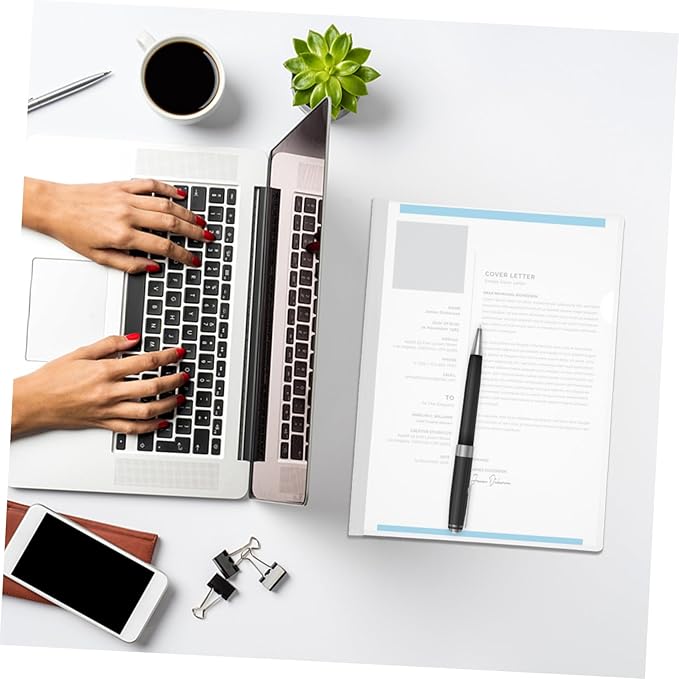 10Pcs Clear Report Covers with Slide Grip Binding Bars Multi-Function Plastic File Folders for Document Organization Anti-Splashing Surface and Portable Presentation Binders