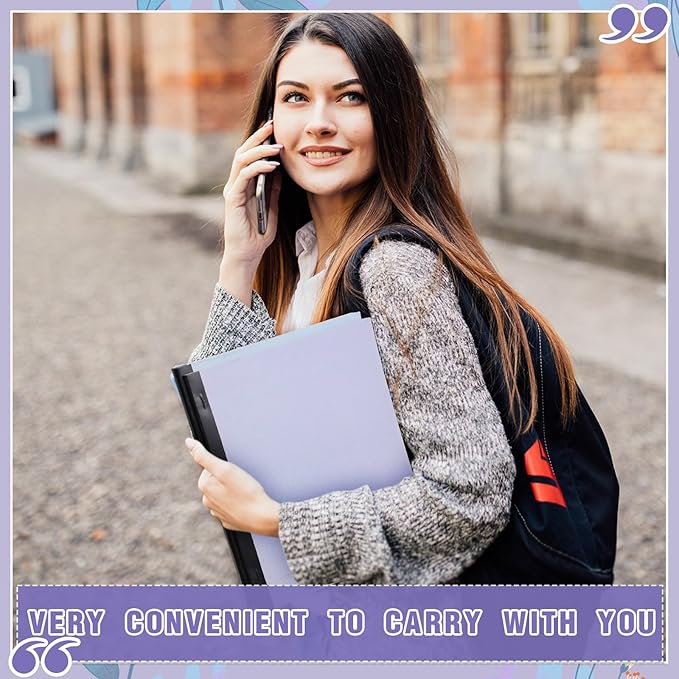 Lincia 6 Pcs 11" x 9.5" Legal Pads College Ruled Notepad Landscape Notebook Horizontal Lined Notebook 80 Gsm Assorted Colors Paper Pastel Writing Pads for School Office, 40 Sheet (Classic Color)