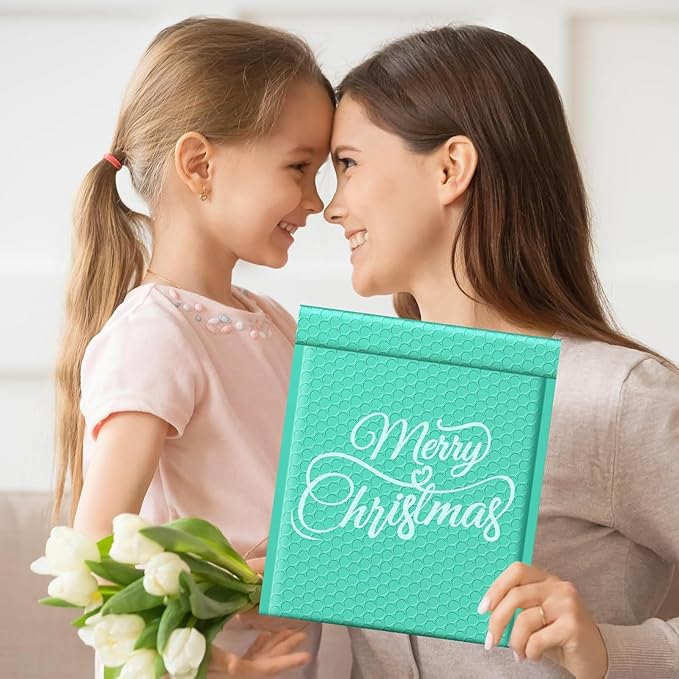 Fuxury Bubble Mailers 8.5x12" Teal Padded Envelopes 6000 Pack Bulk Strong Adhesion Full Pallet of Padded Mailers Thick Bubble Envelopes for Small Business Mailing Books Clothes Makeup Supplies