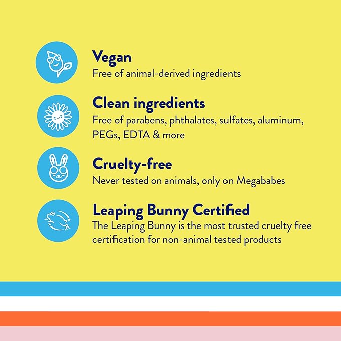 Megababe Squeaky Clean Hand Sanitizer Pump 16oz