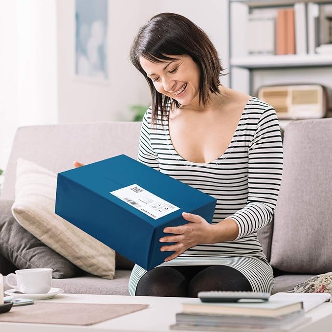 UCGOU Poly Mailers 19x24 Inch Navy Blue 100 Pack Extra Large Shipping Bags Strong Thick Mailing Envelopes Self Seal Adhesive Waterproof and Tear Proof Boutique Postal for Clothing Quilt and More