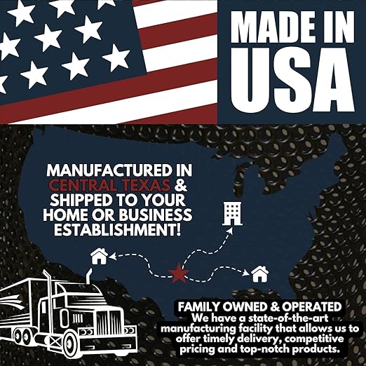 RFT-P-PUR Heavy Duty Round Trash Receptacle with Flat Top, Liner Included, 32 Gallon, Purple, Made in America