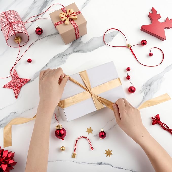 8x5x5 Shipping Boxes Set of 40, White Kraft Corrugated Cardboard Small Boxes Mailers for Business Packaging Box