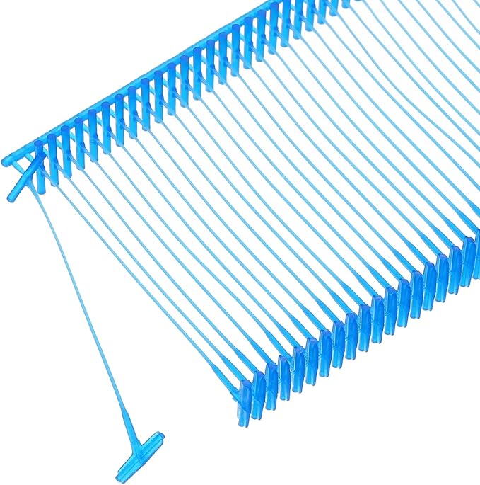MECCANIXITY Standard Tagging Fasteners,Plastic Regular,Standard Label Gun Price Tagging Barbs for Garment Price Tag Label Tagging Barbs 35mm/1.38 Inch,Pack of 1000 Blue