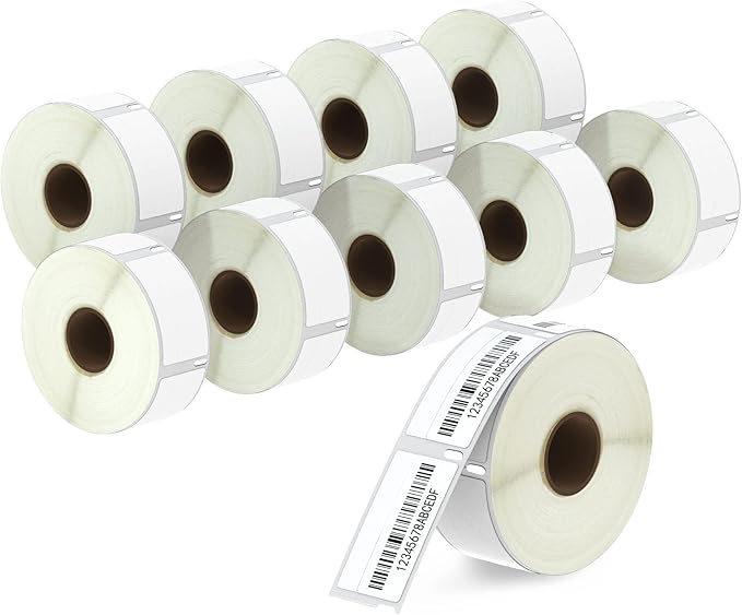BETCKEY - Compatible DYMO 30330 (3/4" x 2") Multipurpose Labels - Compatible with DYMO Labelwriter 450, 4XL, NOT FIT 550 & 5XL [10 Rolls/5000 Labels]