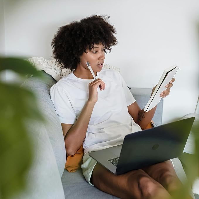 Planner 2026 January to December, 5.5" x 8.5" Daily Weekly and Monthly Calendar Planner for Productivity, Goal Setting & Time Management, Organizer for Work, School & Life - Blue Hard Cover