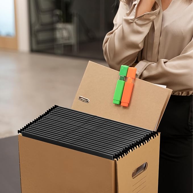 15 Pieces Clear Hanging File Folders Letter Size with Tabs and Inserts Poly Hanging Document Folder 9.5x11inch Filing Cabinet Folders Hanging Hanging Paper Folder for File Cabinet Medical Charts