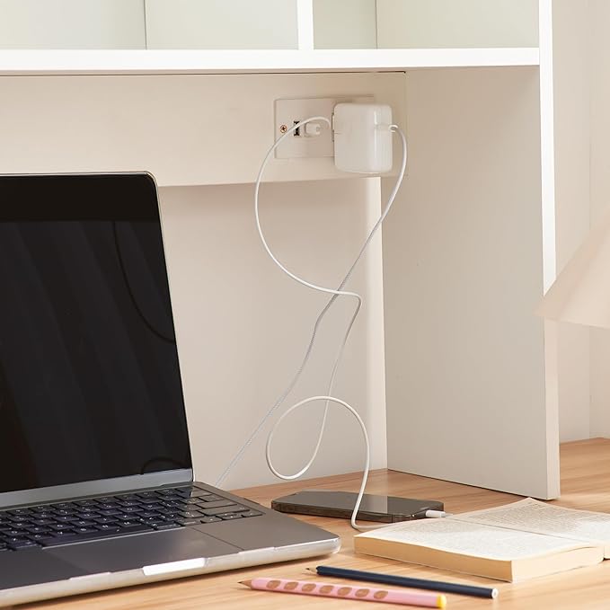 DormCo The College Cube - Desk Bookshelf - White Color