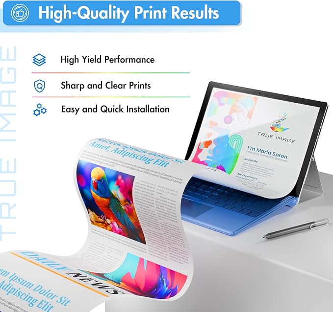 414X Toner Cartridges 4 Pack High Yield: MFP M479fdw - 414A with Chip Compatible Replacement for HP 414X 414A 2020X for HP Color Laserjet Pro MFP M479fdw M479fdn M454dw M454dn Printer Ink (K/C/M/Y)