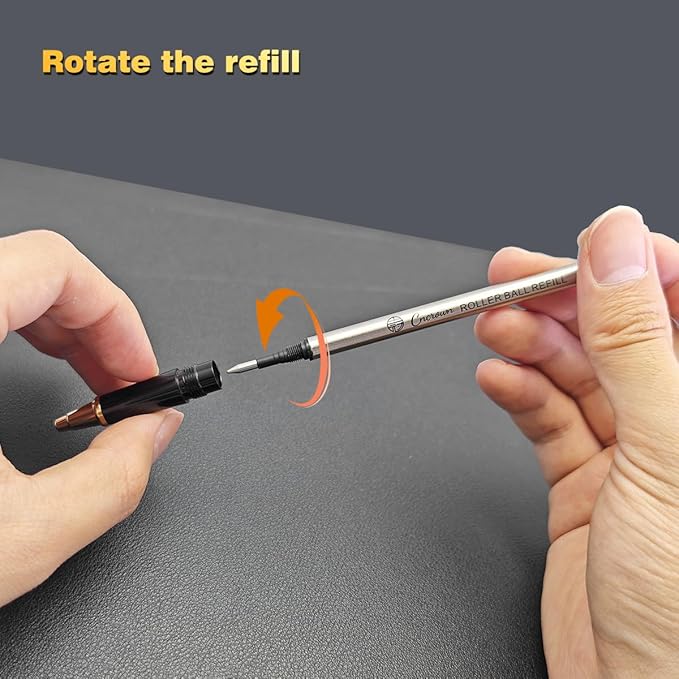 Luxury Ballpoint Pen, 24k Gold Trim, Best Rollerball Pen Gift Set for Men and Women, Perfect for Signature Executive Office, Beautiful Pen Gift Box, Writing and Drawing (White)