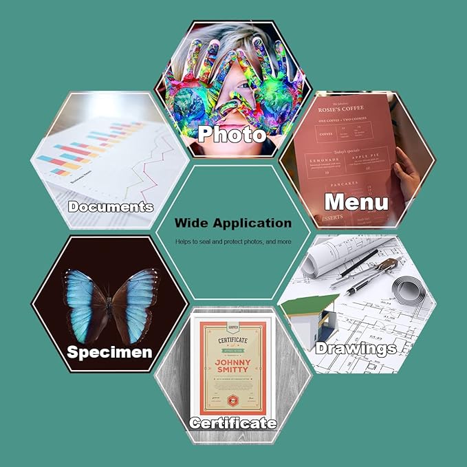 BESTEASY Clear 9" x 11.5" Thermal Laminating Sheets 3 mil Letter Size Thermal Laminating Pouches, Hold 8.9'' x 11.4'' Letter Size Sheets, Pack of 3000